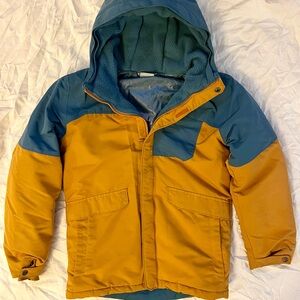 Kids Two-Tone Jacket - Blue and Orange